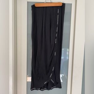 Laura Siegel Anthropologie 100% Wool Faux Wrap Midi Skirt Size S